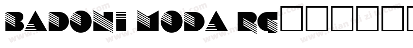 Badoni Moda Rg字体转换